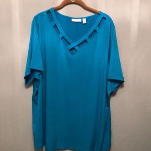 Susan Graver Liquid Knit top